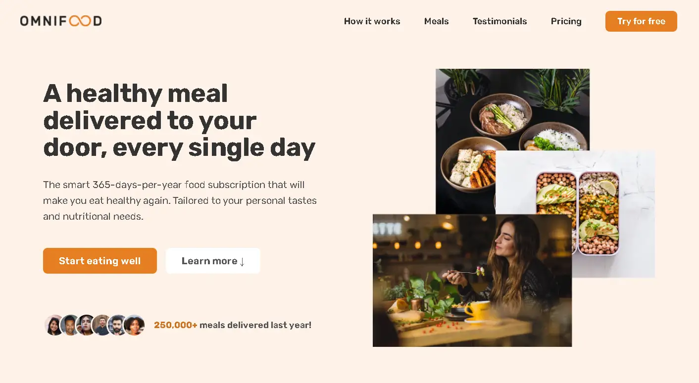 Screen of Omnifood